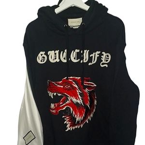 Gucci | Shirts | Nwot Gucci Guccify Wolf Motif Head Hoodie Woriginal  Dustbag | Poshmark